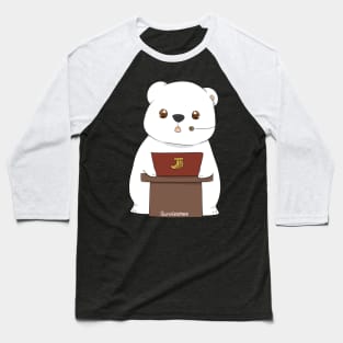 Preacer Bear | Bunniesmee Baseball T-Shirt